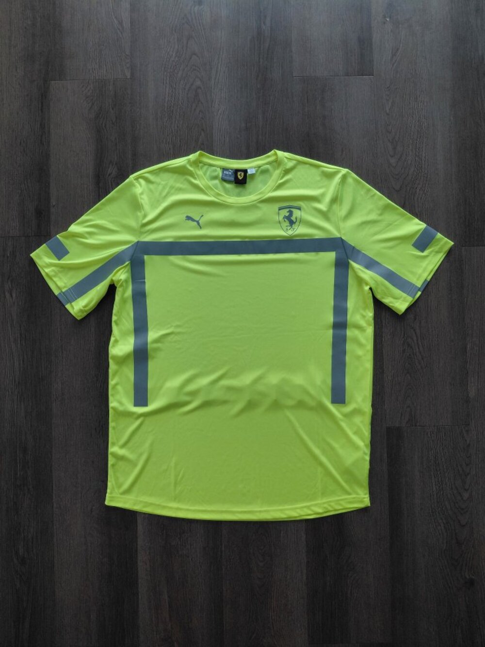 Scuderia Ferrari x PUMA Pit Lane Reflective T-Shirt | Men's Large | 100% Poly